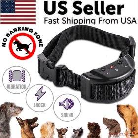 Automatic Anti Bark Dog Collar – Humane Bark Control Training Collar for Small, Medium & Large Dogs Automatic Anti Bark Dog Collar – Humane Bark Control Training Collar for Small, Medium & Large Dogs